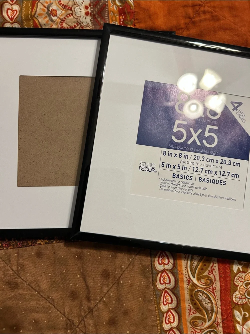 Studio Décor Black 5x5 Picture Frames (Set)